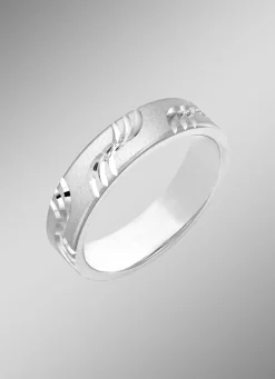 Discount BADER Partnerring mit Diamantmuster