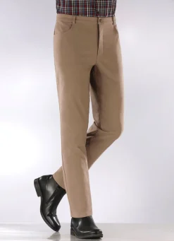 Outlet KLAUS MODELLE MADE IN GERMANY Perfekte Thermohose von "Klaus Modelle" in 3 Farben SANDBRAUN