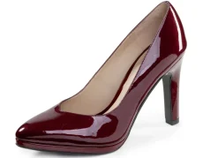 Online BADER Peter Kaiser, elegante Damen-Pumps, aus Leder WEINROT