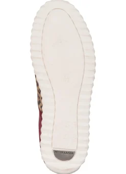 PETER KAISER , trendige Damen-Sneaker, mit herausnehmbarem Fußbett BORDEAUX-BRAUN