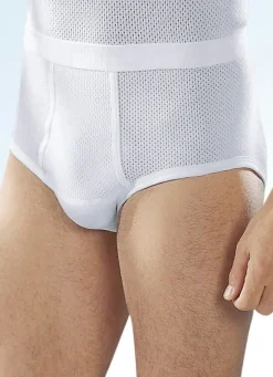 Hot PFEILRING Dreierpack Slips aus Doppelripp mit Eingriff, weiß WEISS