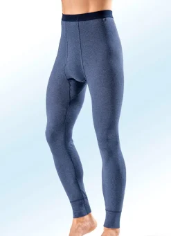 Clearance BIO BY PFEILRING Pfeilring Zweierpack Unterhosen, lang DUNKELBLAU MELIERT-NAVY
