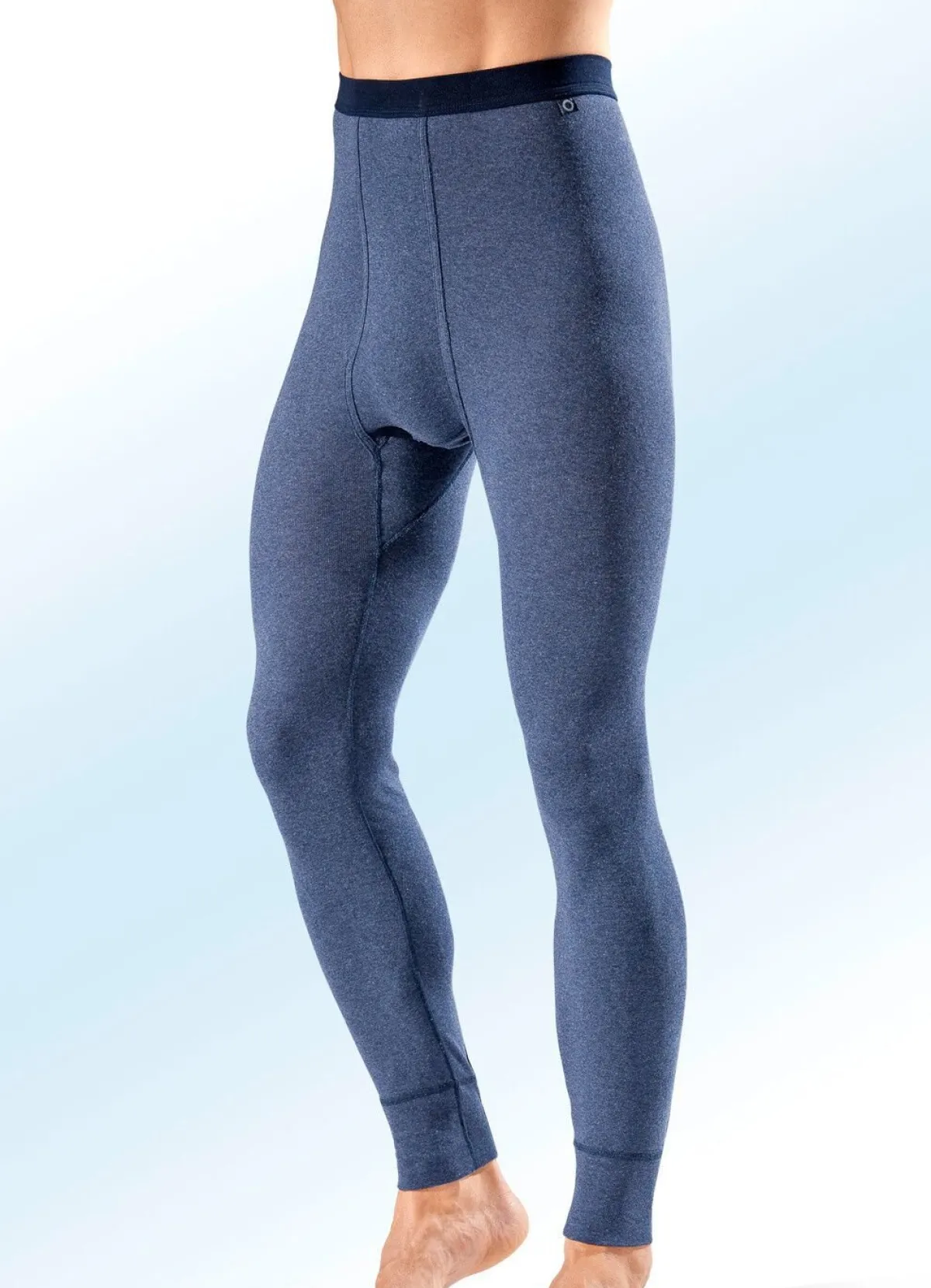 Clearance BIO BY PFEILRING Pfeilring Zweierpack Unterhosen, lang DUNKELBLAU MELIERT-NAVY