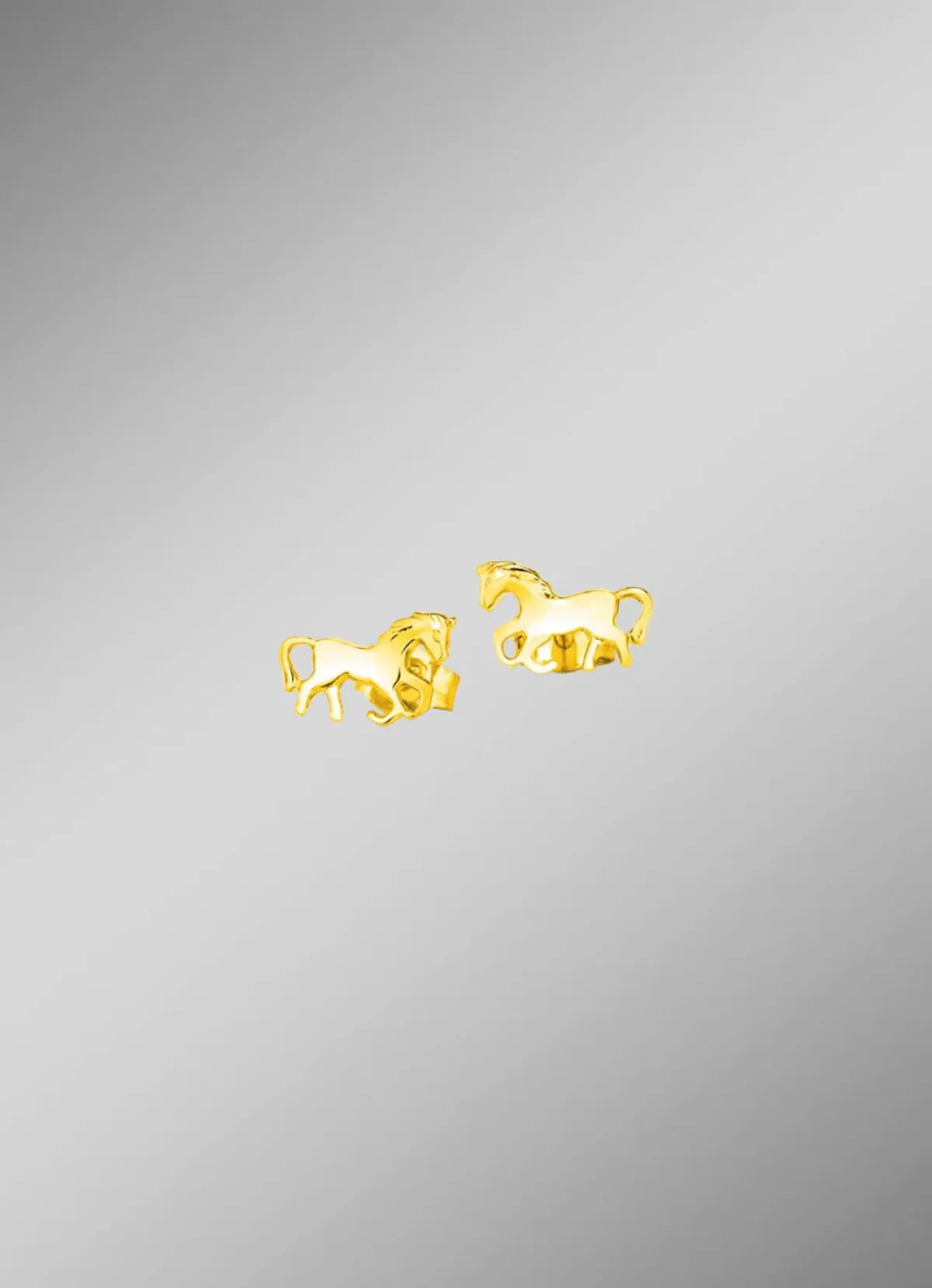 Clearance BADER Pferde-Ohrstecker aus Gold