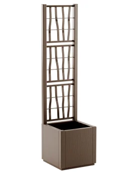 Outlet BADER Pflanzkasten aus recyceltem Polypropylen TAUPE
