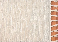 Clearance BADER Pflegeleichte Brücken und Teppiche aus synthetischen Material-Mix WEISS
