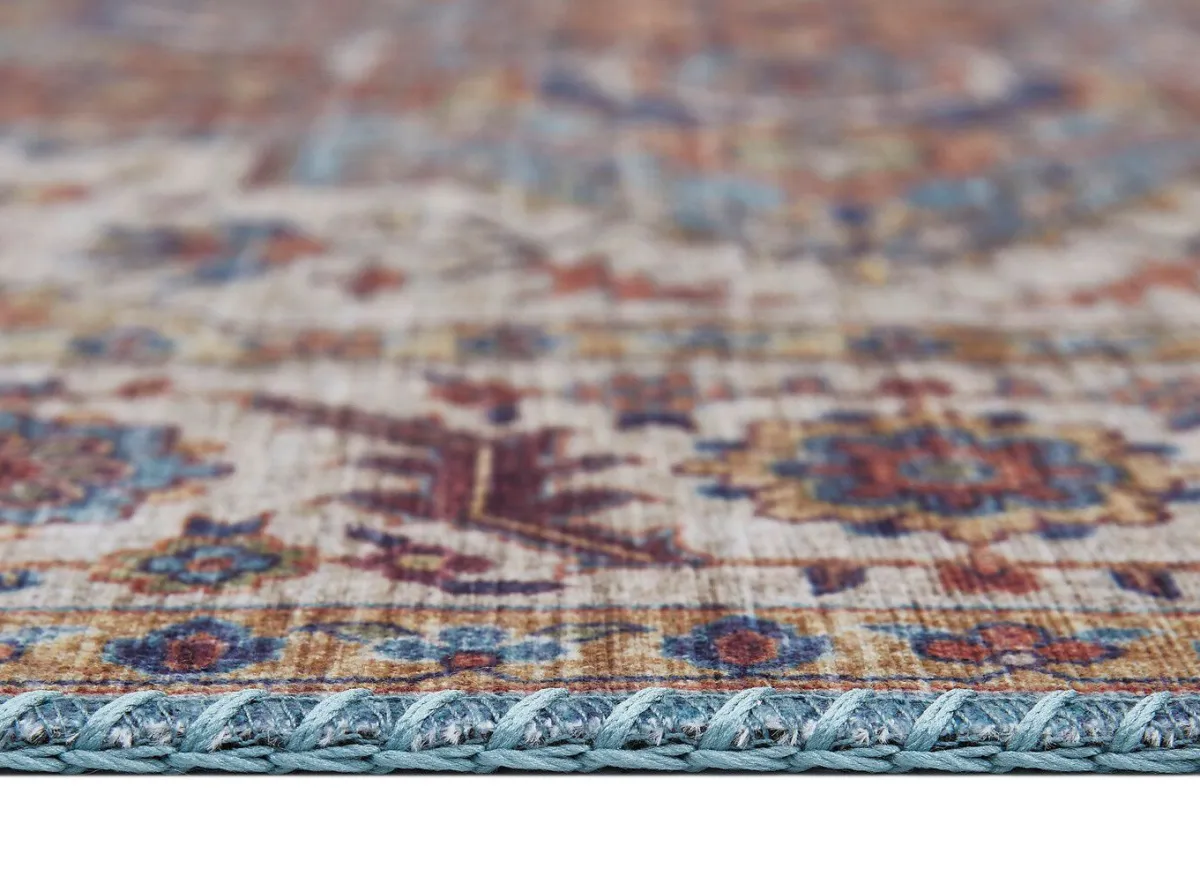 Clearance BADER Pflegeleichte, gewebte Brücken und Teppiche BLAU