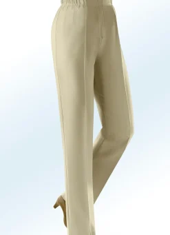 Sale KLAUS MODELLE MADE IN GERMANY Pflegeleichte Hose BEIGE