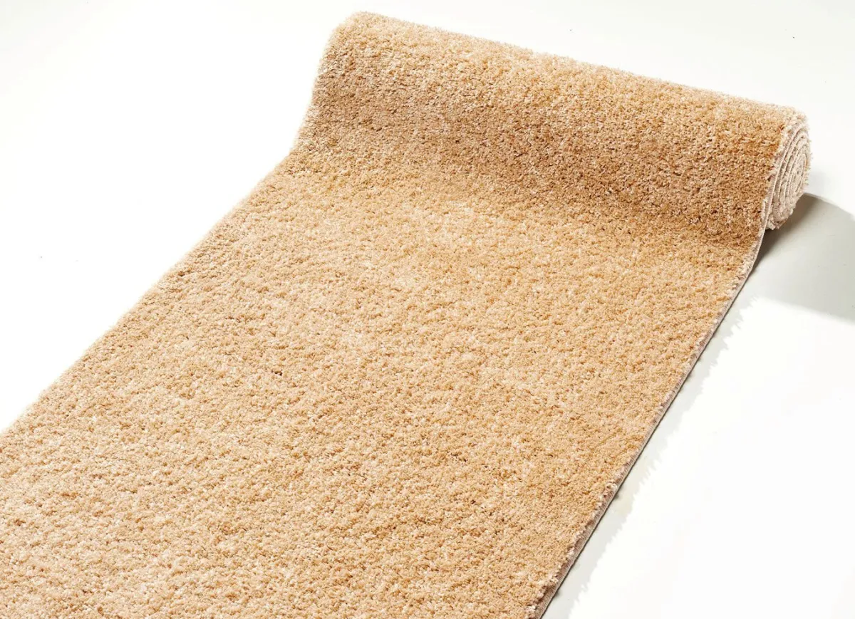 Outlet BADER Pflegeleichter Läufer nach Wunschmaß SAND