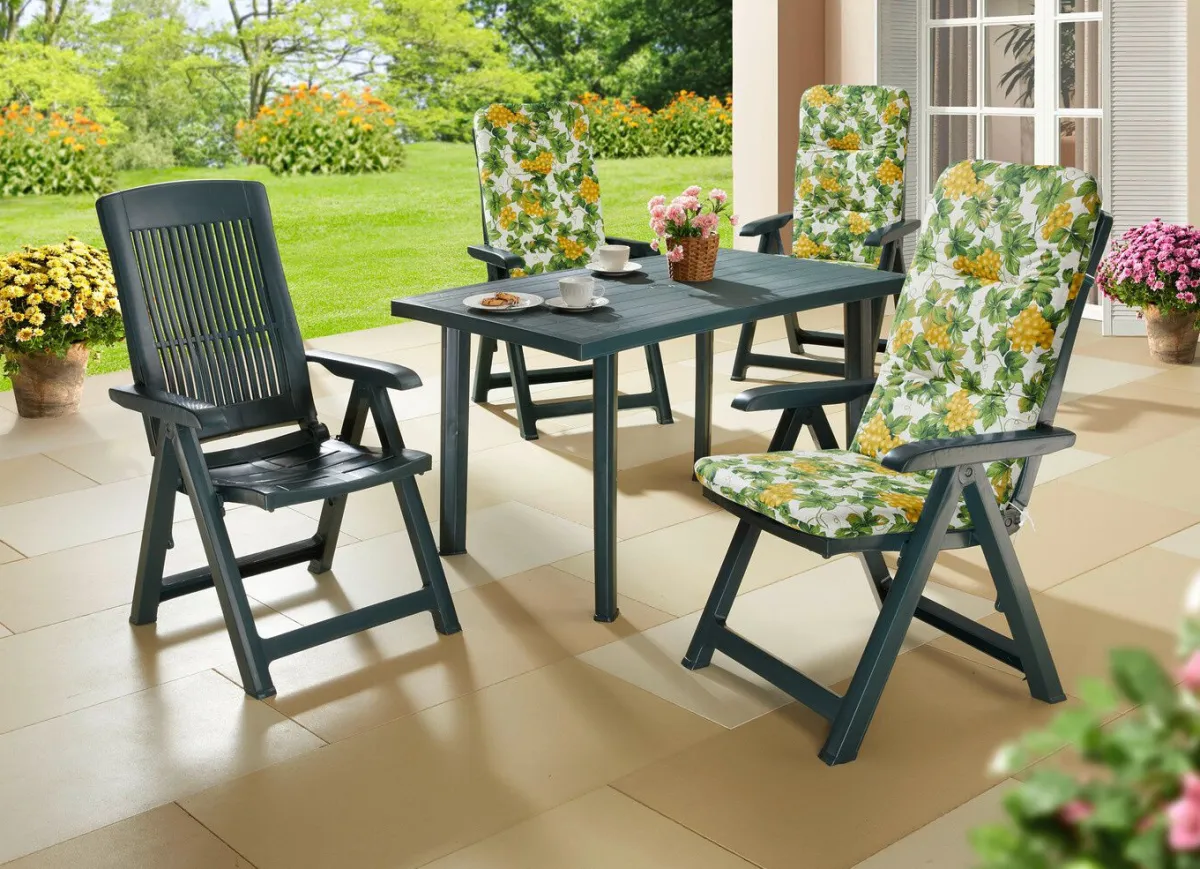 Discount BADER Pflegeleichte und wetterfeste Gartenmöbel GRÜN