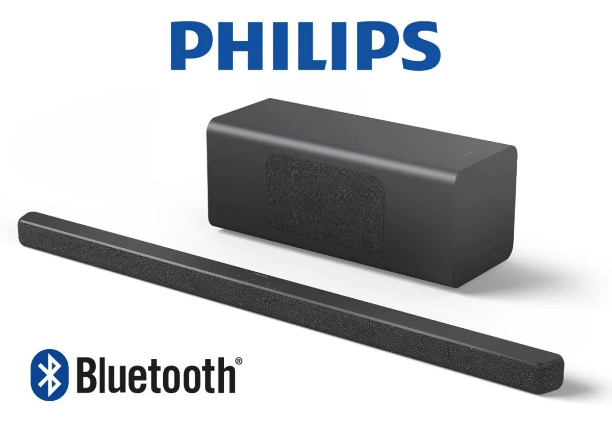Hot PHILIPS TAB6309/10 Soundbar 2.1 mit kabellosem Subwoofer SCHWARZ
