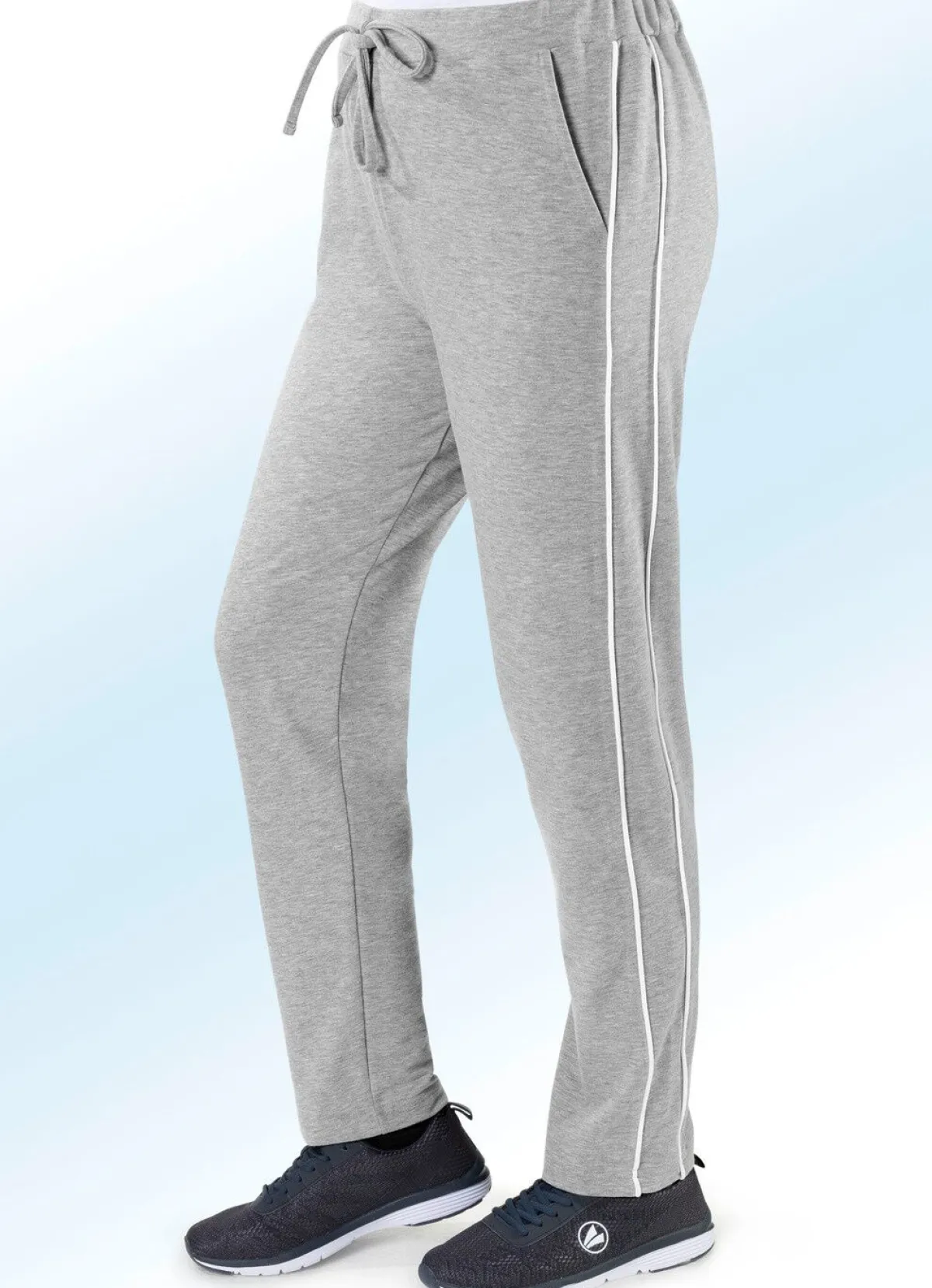 Discount PLANTIER „“-Freizeithose in 3 Farben GRAU MELIERT