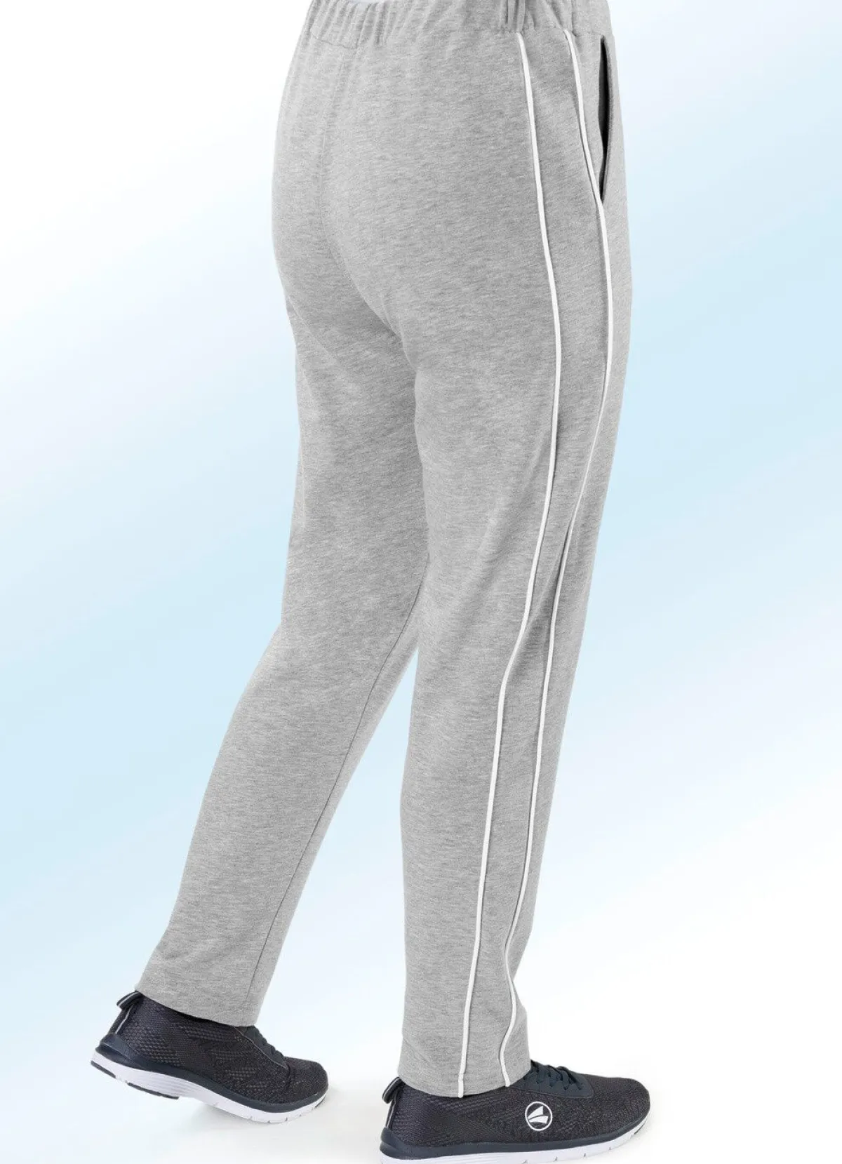 Discount PLANTIER „“-Freizeithose in 3 Farben GRAU MELIERT
