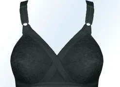 Discount BADER Playtex BH in Zauberkreuz-Schnittform 2X SCHWARZ