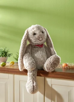 New BADER Plüsch-Hase GRAU