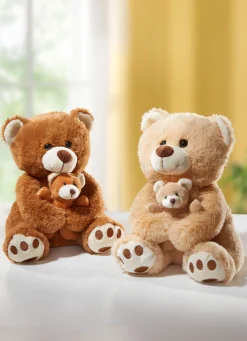 New BADER Plüschteddybär, 2er-Set BRAUN-CREME