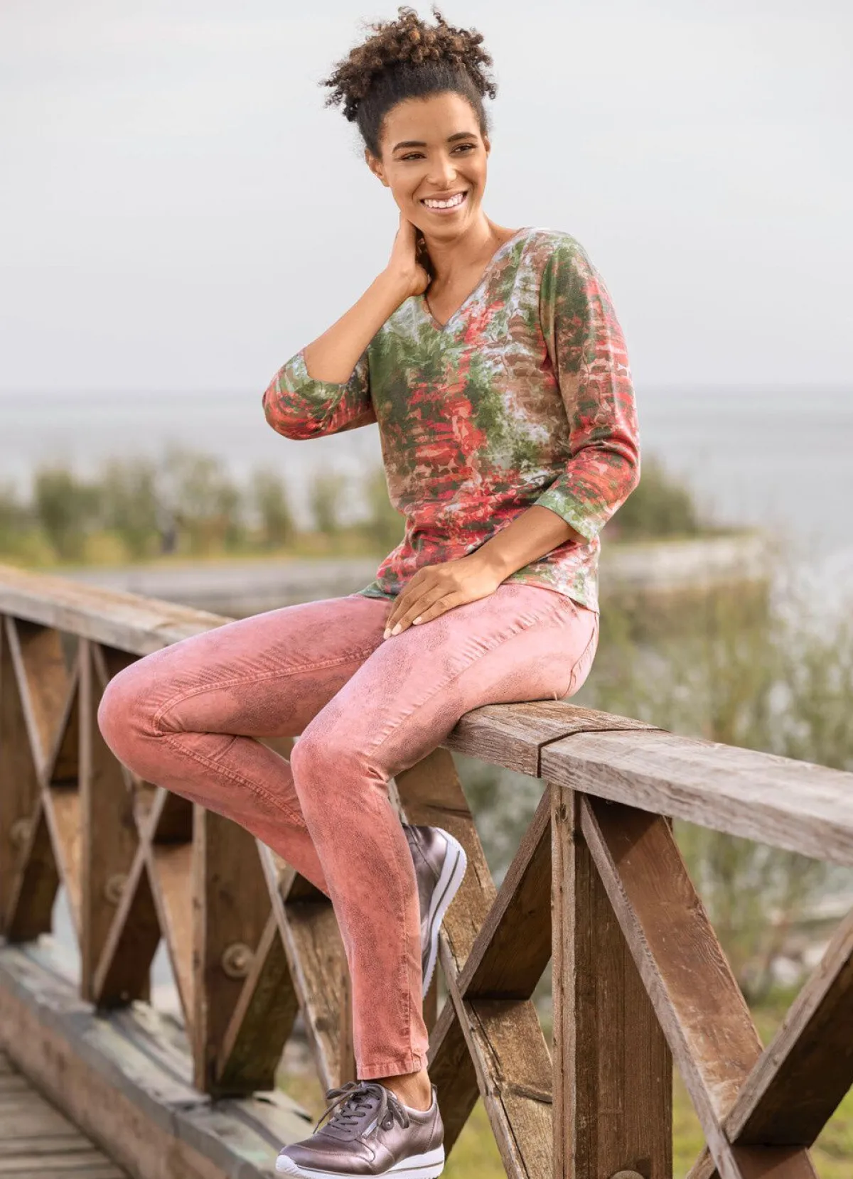 Sale BADER 5-Pocket-Hose in APRICOT