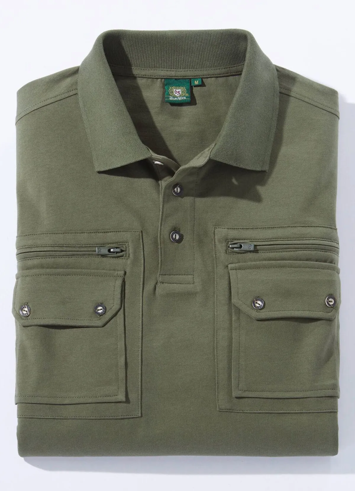 Hot BADER Poloshirt in 3 Farben OLIV