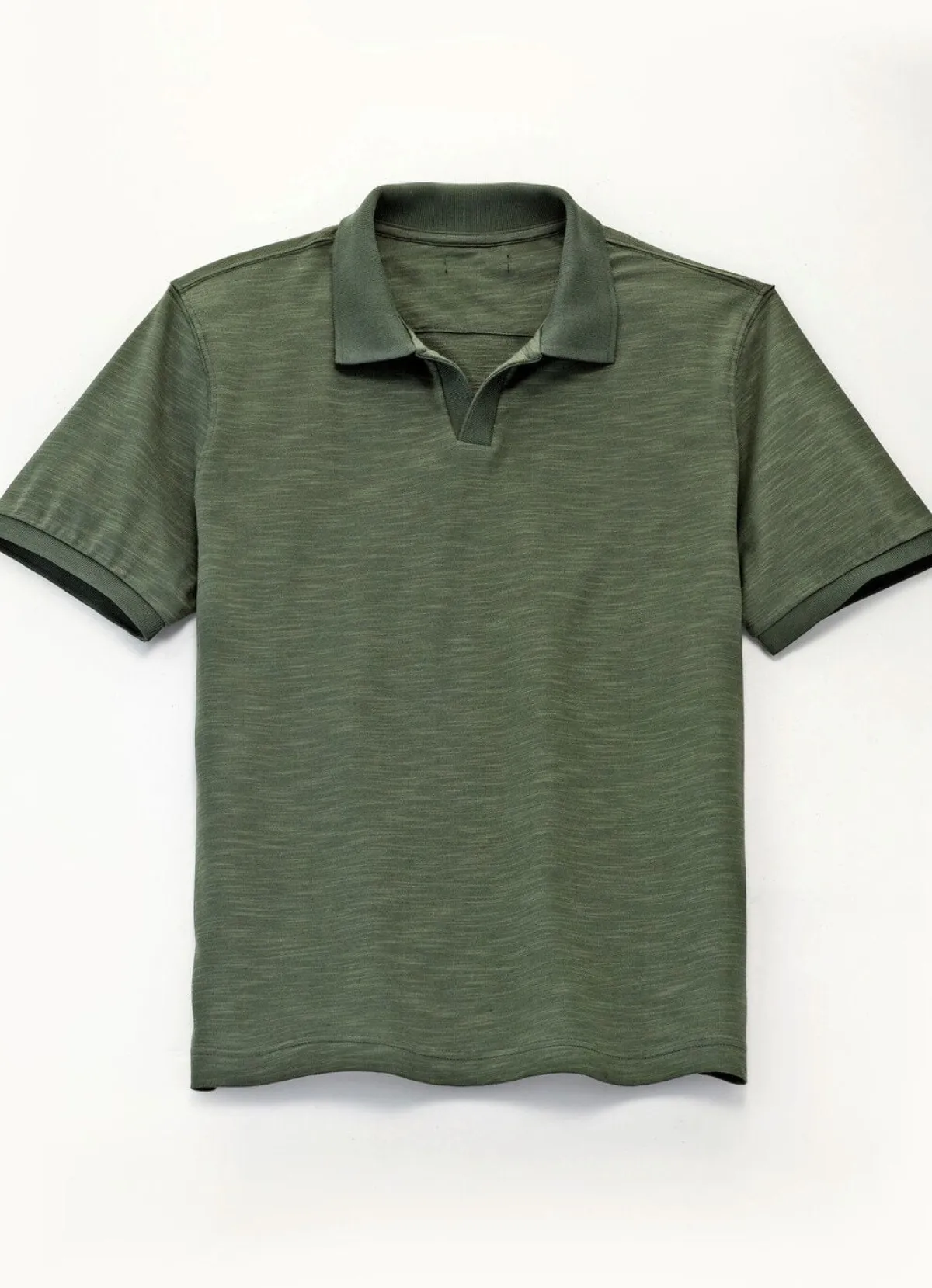 Discount BADER Poloshirt in 3 Farben OLIV