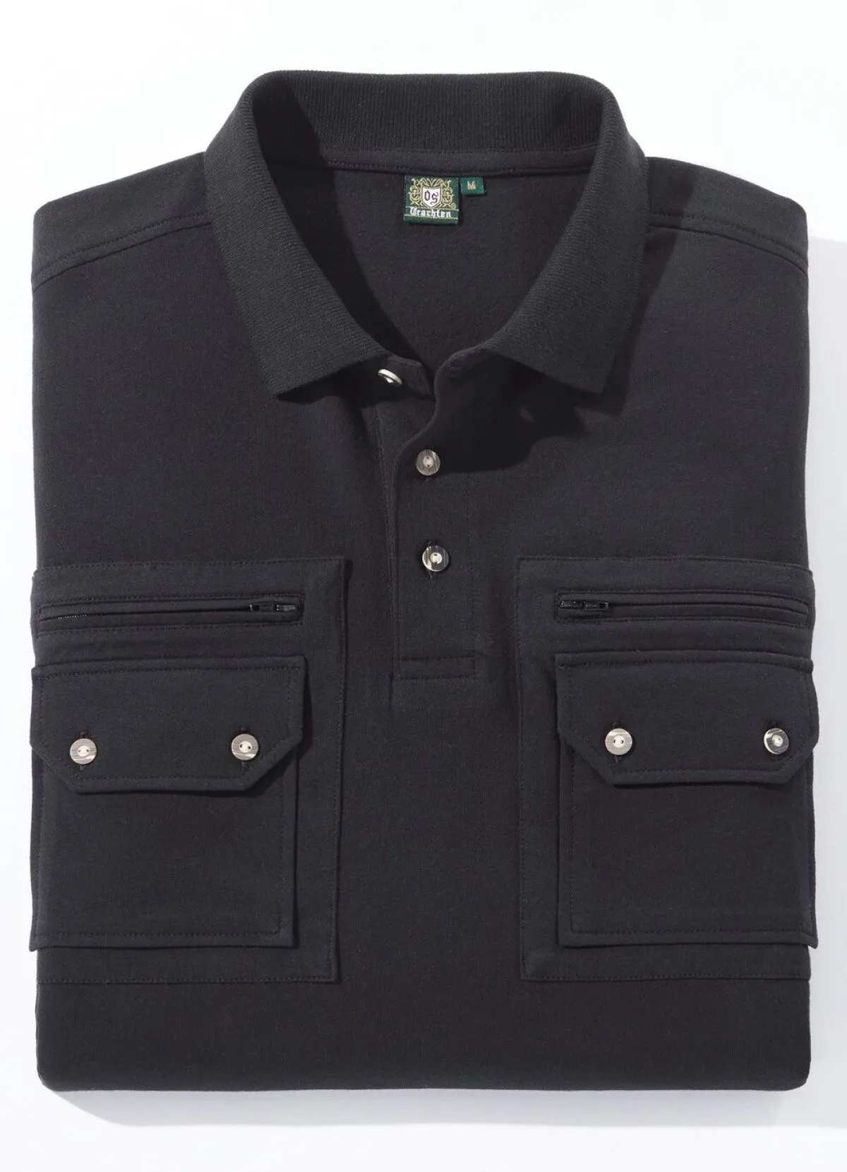 BADER Poloshirt in 3 Farben SCHWARZ