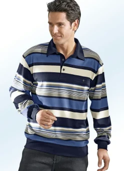 Hot BADER Poloshirt in 3 Farben MARINE-BLAU- SCHLAMM-BEIGE