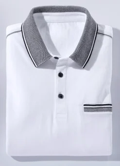 Online BADER Poloshirt in 3 Farben WEISS