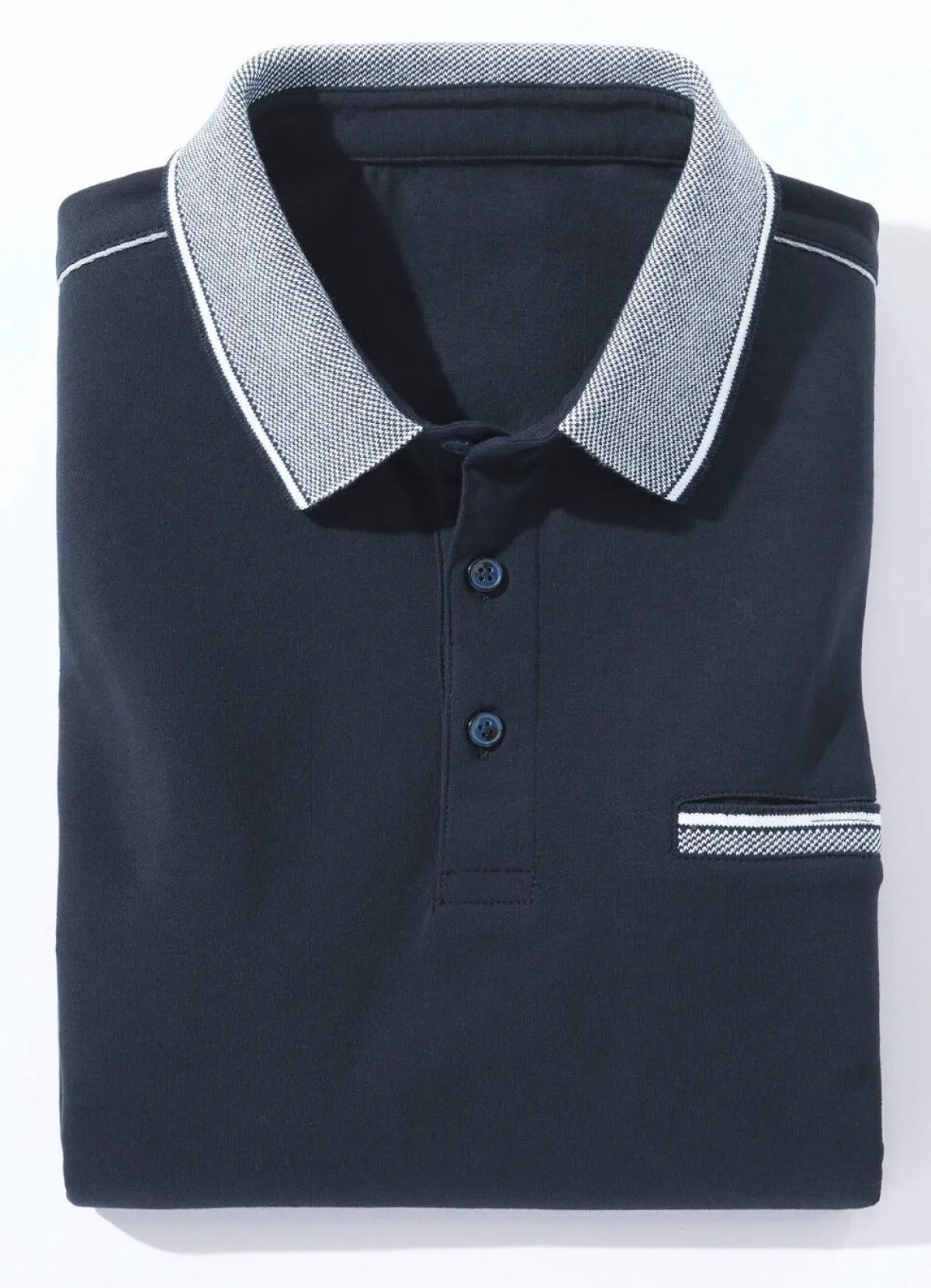 Outlet BADER Poloshirt in 3 Farben MARINE