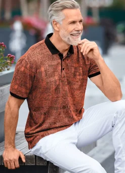 Hot BADER Poloshirt mit Brusttasche TERRA-SCHWARZ