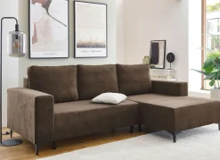 Best BADER Polsterecke mit Bettfunktion und Bettkasten BRAUN