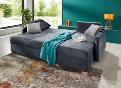 Clearance BADER Polsterecke mit Bettfunktion ANTHRAZIT