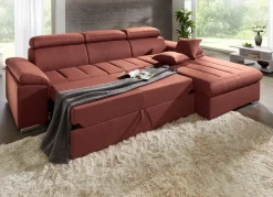 New BADER Polsterecke mit Bettfunktion TERRA