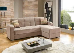 BADER Polsterecke mit Funktion CREME