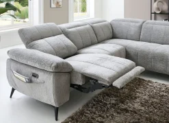 Outlet BADER Polsterecke mit Funktion grau