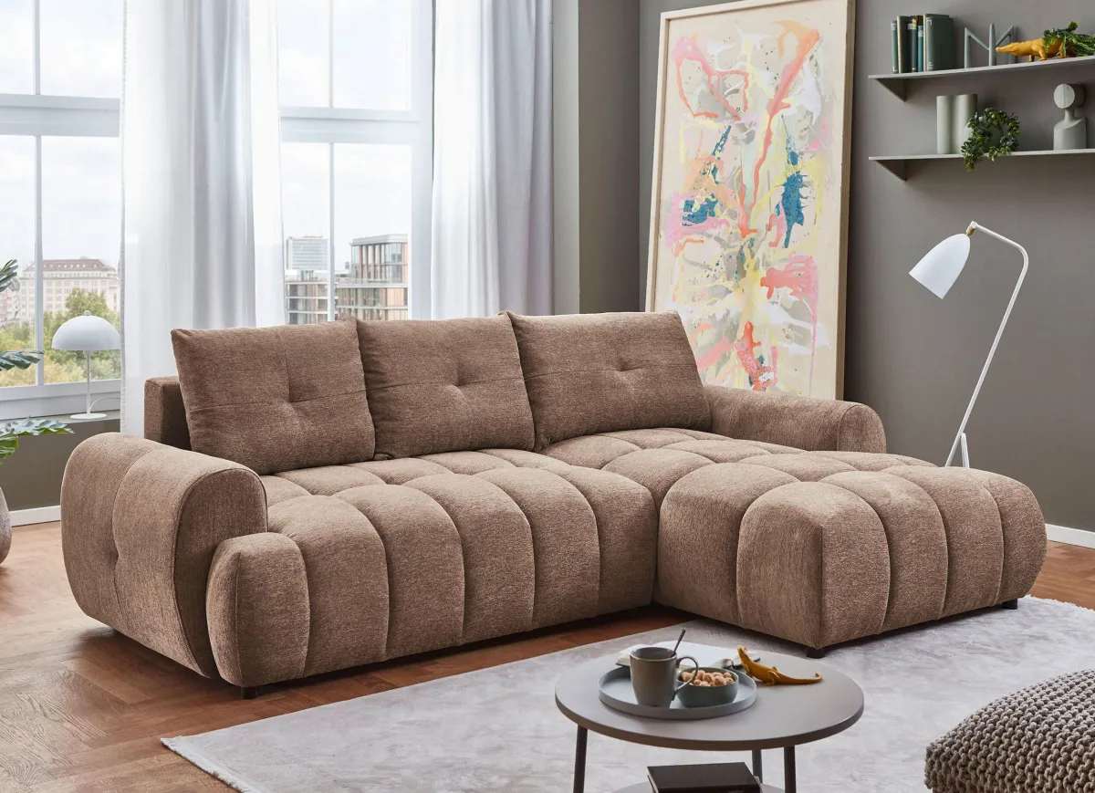 Best BADER Polsterecke mit Funktion taupe