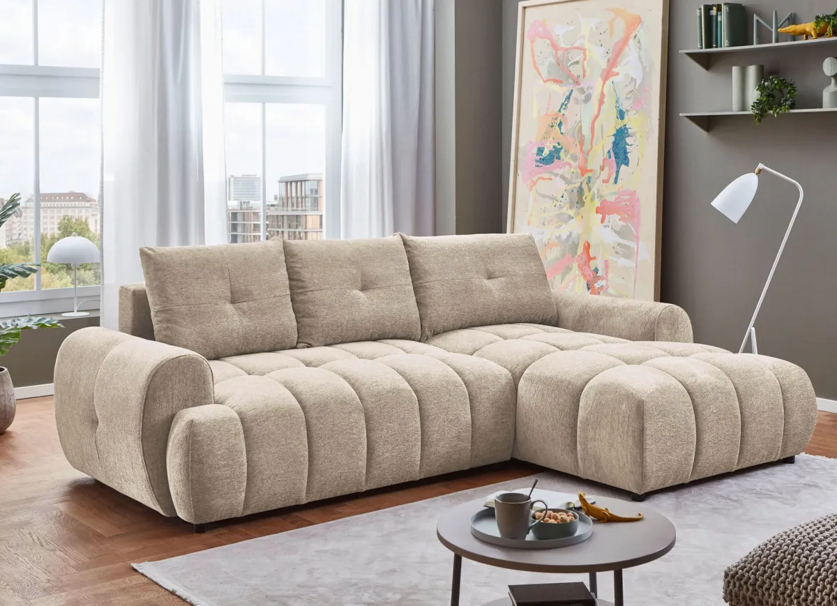 Hot BADER Polsterecke mit Funktion creme