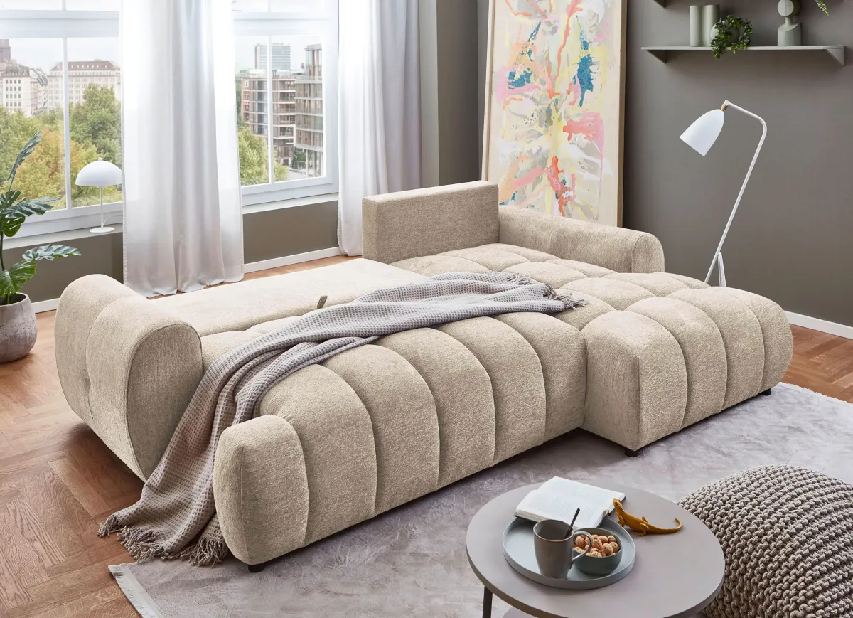 Hot BADER Polsterecke mit Funktion creme