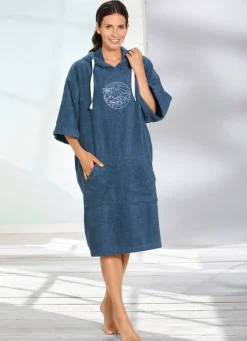 LAURINA Poncho von RAUCHBLAU