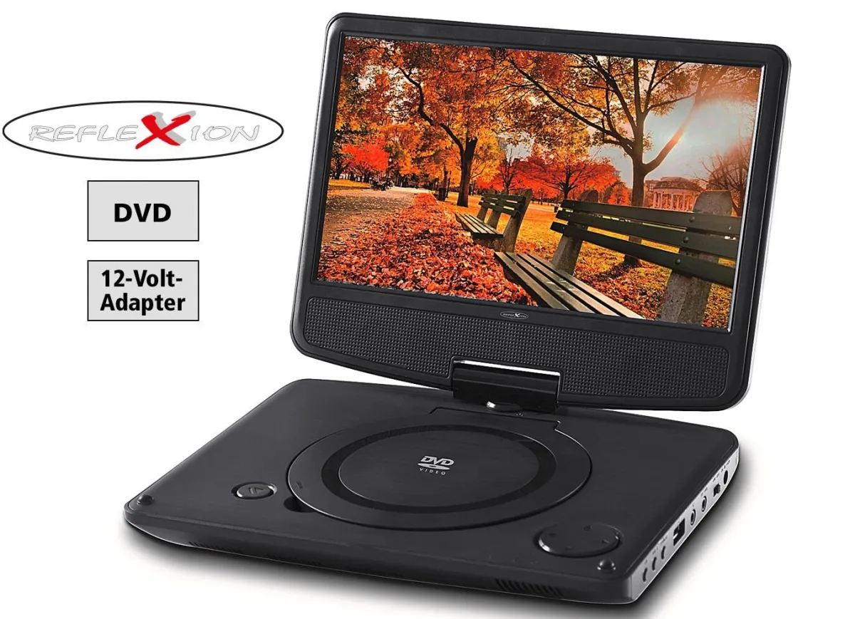 Hot Reflexion Portabler DVD-Spieler DVD 7002 SCHWARZ