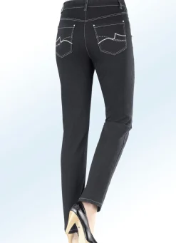 BADER Power-Stretch-Jeans SCHWARZ