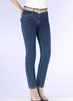 Sale BADER Power-Stretch-Jeans DUNKELBLAU