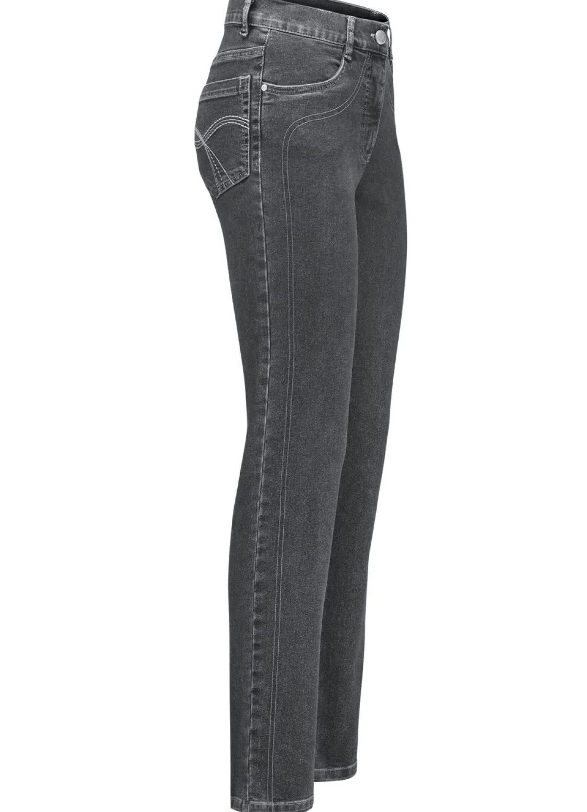 Sale BADER Power-Stretch-Jeans ANTHRAZIT
