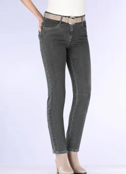Sale BADER Power-Stretch-Jeans ANTHRAZIT