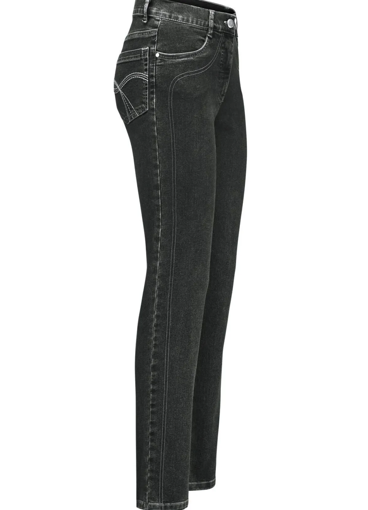 Hot BADER Power-Stretch-Jeans SCHWARZ