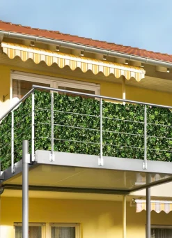 Best BADER Praktischer Sichtschutz aus stabilem Kunststoffgeflecht GRÜN