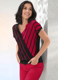 Online BADER Pulli in weicher Qualität SCHWARZ-ROT
