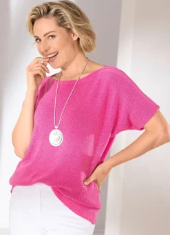 Online BADER Pulli mit edlen Glitzerakzenten PINK