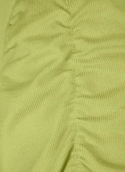 Discount BADER Pulli mit Raffung an den Ärmeln LIMETTE