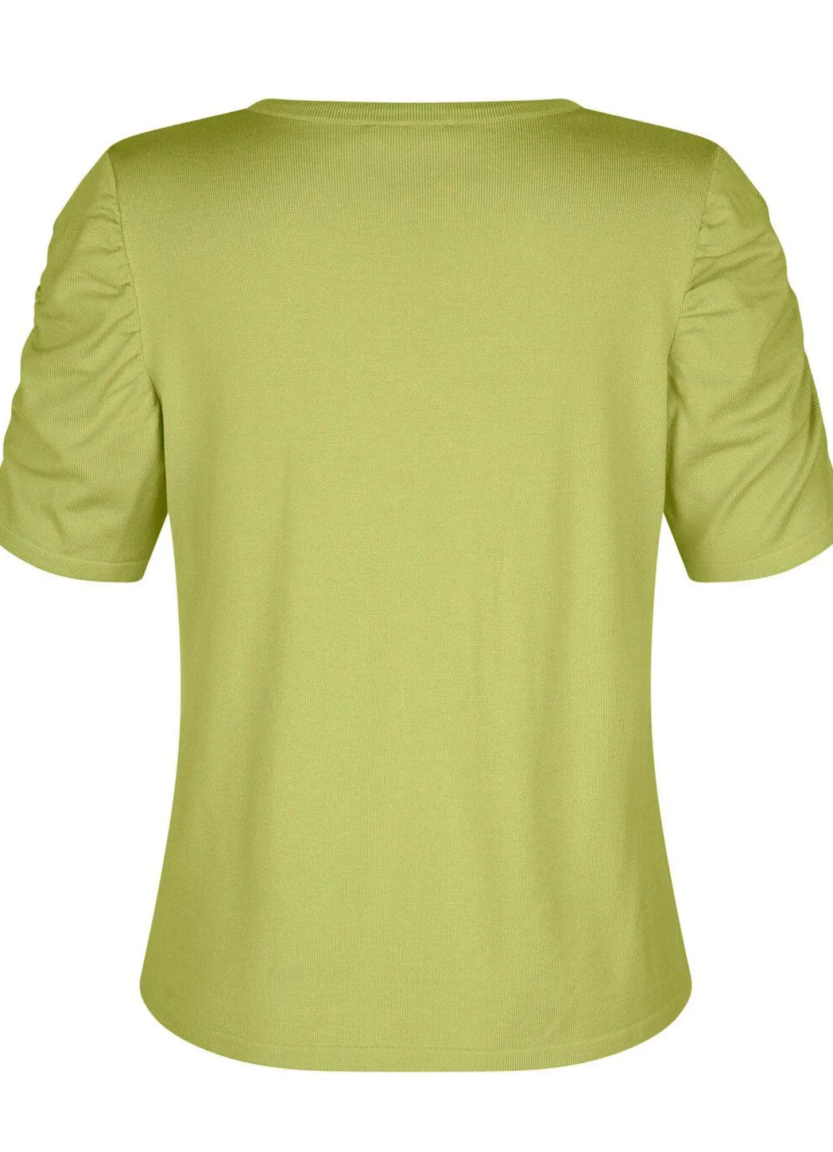 Discount BADER Pulli mit Raffung an den Ärmeln LIMETTE
