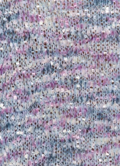 New BADER Pullover aus edlem Federgarn HELLJEANS-FLIEDER-ECRU