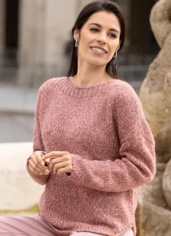 New laurakent Pullover aus Melangegarn HUMMER MELIERT